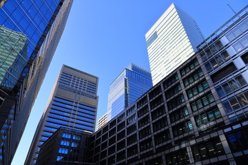 東京大手町のオフィス街