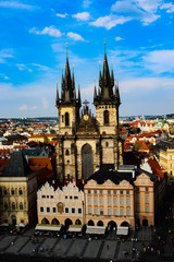 Obraz premium church of our lady before tyn in prague