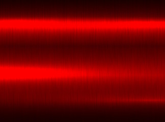 Polished metallic steel texture, red vector brushed metal texture