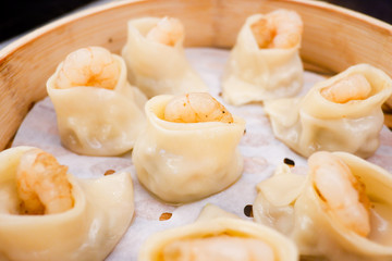 Xiao Long Bao, Streamed shrimp Dumplings