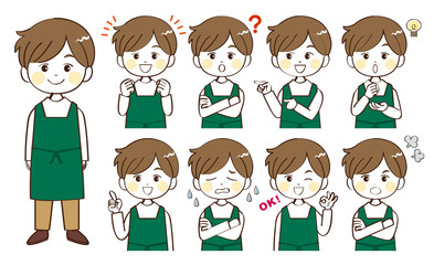 男性、店員、まとめ