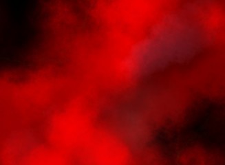 Red smoke in a dark background.  Illustrations created on smartphone or tablet are used as background images.