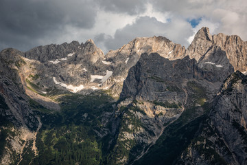 Fototapeta na wymiar Amazing view of Summer in Mountain Dolomites, Italy
