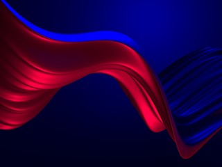 Colorful Liquid metallic wavy background