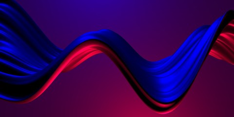 Colorful Liquid metallic wavy background