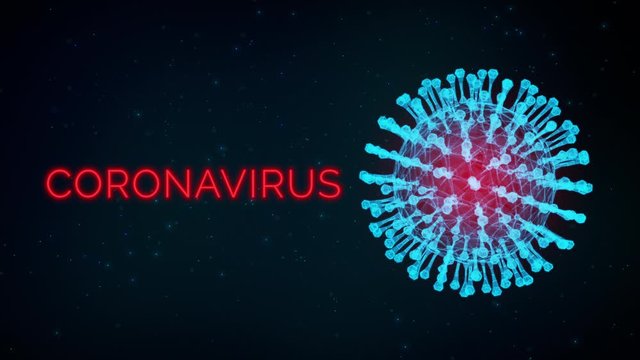 Background motion of virus evolution spread pandemic epidemic global europe italy China Coronavirus cure with drug detection scientific medical tech technology innovation laboratory diagnosis research