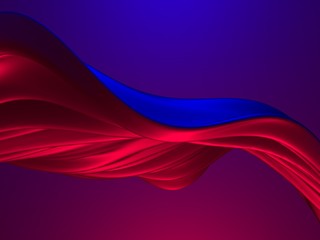 Colorful Liquid metallic wavy background