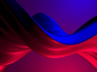 Colorful Liquid metallic wavy background