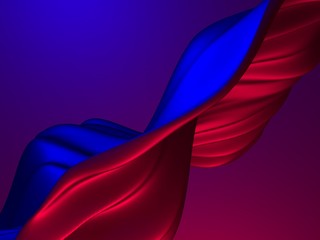 Colorful Liquid metallic wavy background