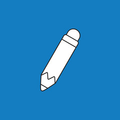Vector illustration icon concept of pencil.