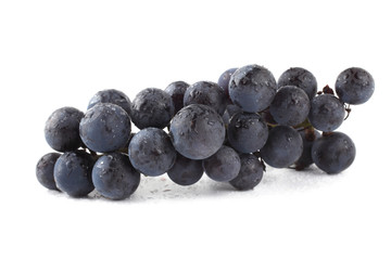 Wine grape isolated on white