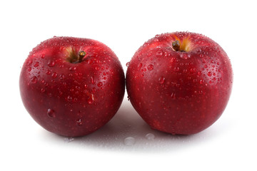 Apples isolated on white