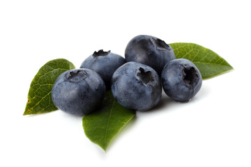 Blueberry and leaves