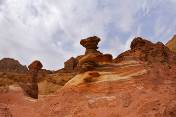 Various and freakish forms of rocks