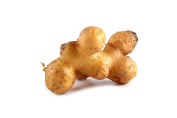 Funny ugly potato