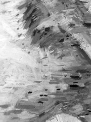 Rough grey background, pastel texture. Artistic greyscale backdrop. Crayon textures. Grunge banner template. Silver poster design. Urban concept. Pencil drawing. Charcoal pattern — space for text.