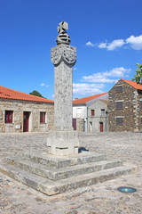 Obraz premium Town square in Sabugal, Portugal