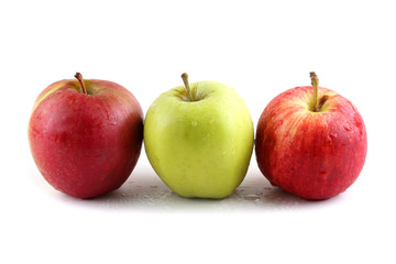 Different color apples