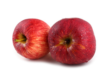 Apples isolated on white