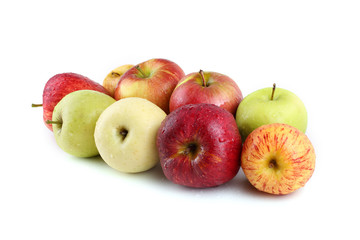 Different color apples