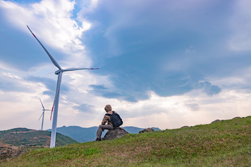 Man and Nature, Technological Development, Wind Turbine