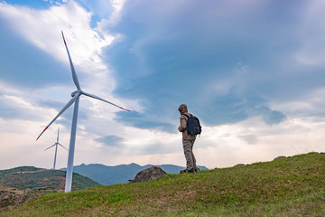Man and Nature, Technological Development, Wind Turbine
