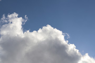 white clouds in the sky
