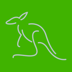 kangaroo vector illustration