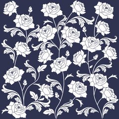 バロック　背景素材　シームレス