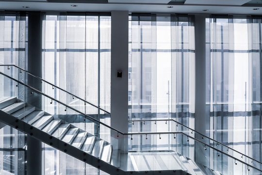 staircase in a business center