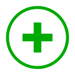 Plus und Kreis