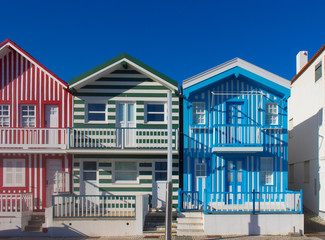 Stripes house in Costa Nova beach