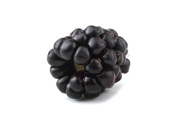 Blackberry isolated on white