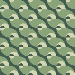 Fototapeta premium Repeated geometric forms. Abstract vector seamless pattern.