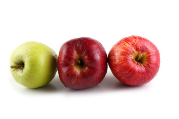 Different color apples