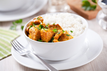 Bowl Of Homemade Pork Curry