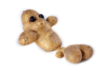 Funny potato man