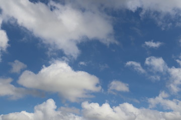 blue sky with clouds