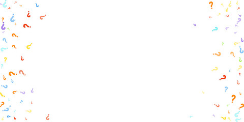 Question marks Quiz doubt survey faq public poll.