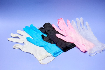 Nitrile or latex gloves. Medical gloves