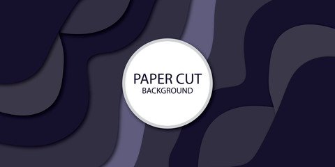 papercut style background with dark background