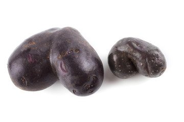 Potato in a shape of heart