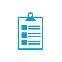 medical check list with document line style icon
