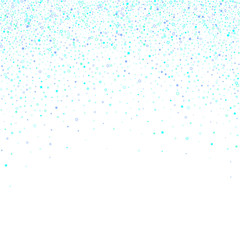 Blue, cyan, turquoise glitter stars confetti