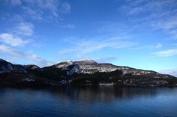 Passage du cercle polaire arctique à bord de l’Express Côtier (Norvège)