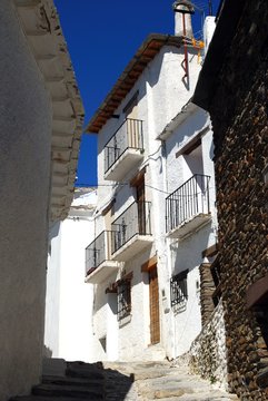 Traditional townhouse in the village centre, Capileira, Spain.