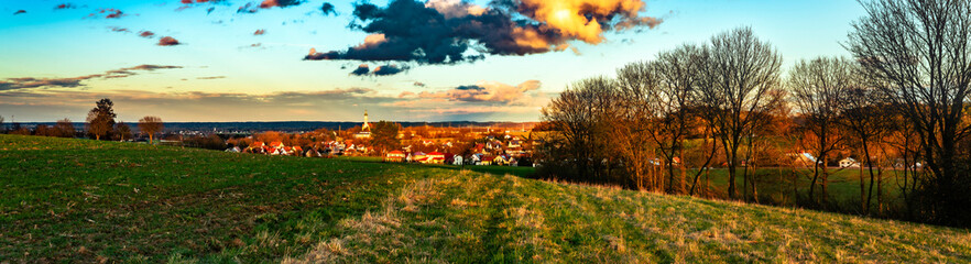 Obraz premium Panorama Biberbach
