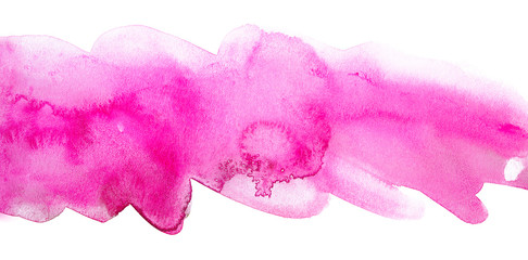 Pink watercolor streak light with texture.