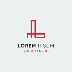 creative modern letter L logo template