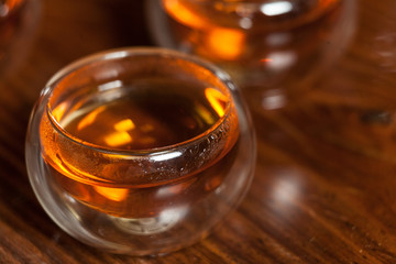 chinese tea accessories on the table